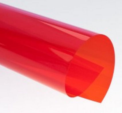 Sunland 025 Heat Shrink Film Transparent Red 600mm x 2M(L)