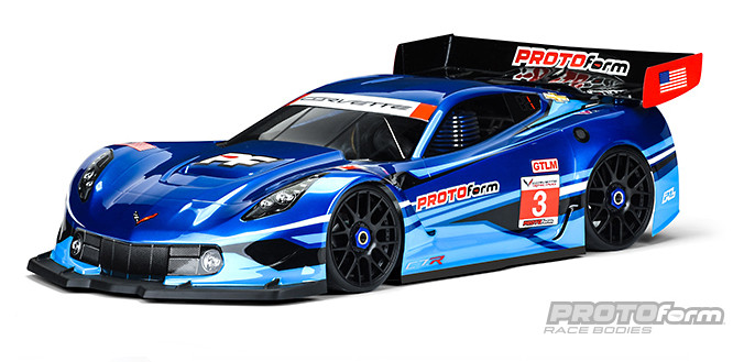 Proline 1551-40 Chevrolet Corvette C7.R Clear Body for 1:8 GT