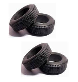 BRM Slot 4 x front tire for classic wheel - 30 shore - 20x7mm