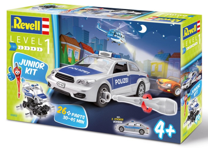 Revell 00802 Junior Kit Police Car 1/20