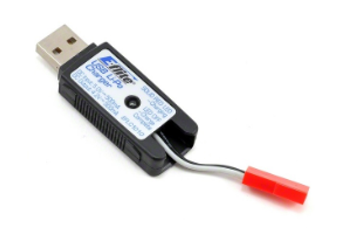 E-flite EFLC1010 1S USB LiPo Char, 500mA: 180QXHD