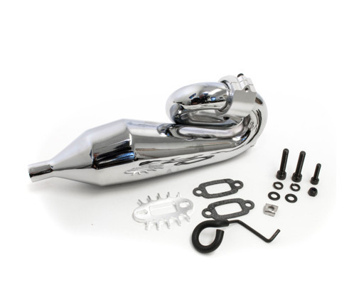 Rovan 85050-1 Tuned Pipe Set, Rear Mount with CNC Clamp 1/5 (Compatible Baja 87401 )