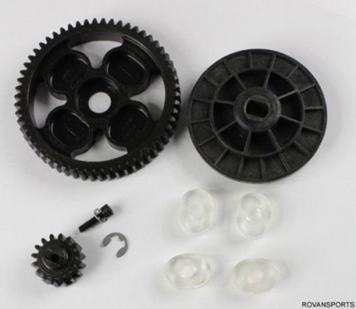 Rovan 95068 Steel Spur & Pinion 57t/ 19t For 1/5, Upgrade for HPI 85432