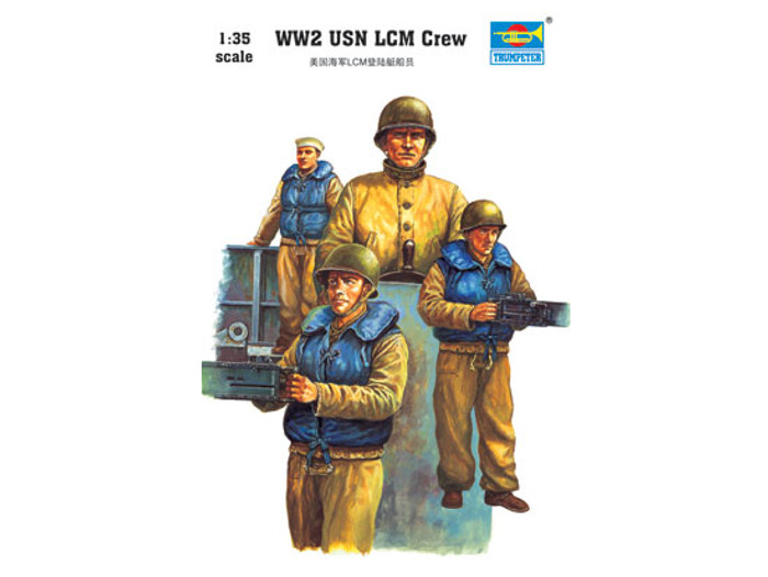 Trumpeter 00408 WW2 USN LCM Crew 1/35