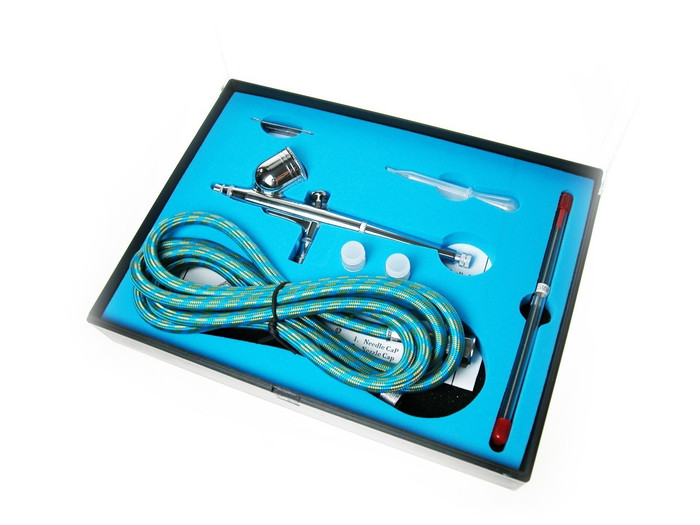 NHDU 30K HOBBY AIRBRUSH KIT - GRAVITY FEED - w/ALL ACCESSORIES 