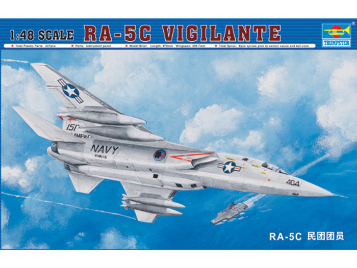 Trumpeter 02809 RA-5C Vigilante 1/48