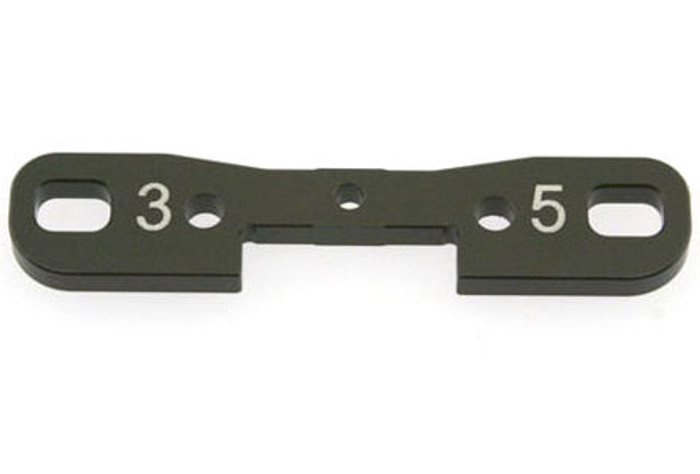 Hobao 89137 CNC Rear Lower Arm Holder - 3 Deg. & 5 Deg.