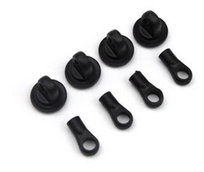 LRP 120975 Shock End Set Upper/Lower (8pcs) - S10 Blast 