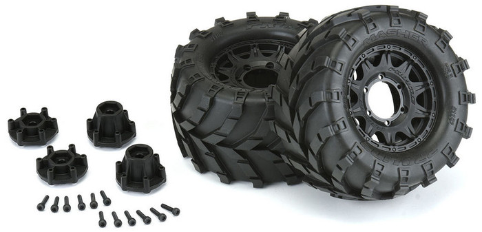 Proline 1192-10 Masher 2.8" All Terrain Tires Mounted (2pcs) 1/10