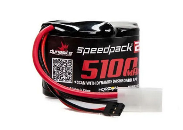 Dynamite DYNB2442 5100mAh 6.0V NiMH Receiver Hump Pack suit Baja 5B