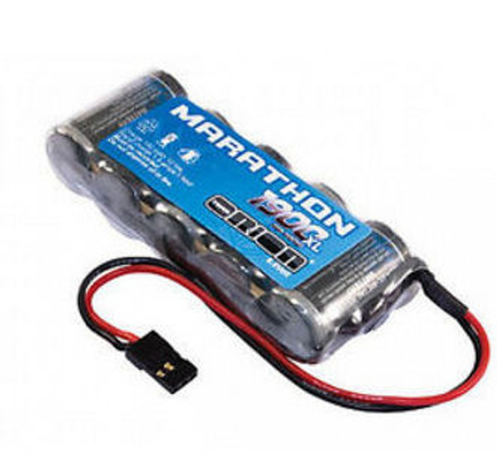 Team Orion 12252 Marathon XL 1900mAh 6V NiMh Flat Battery with Uni Plug
