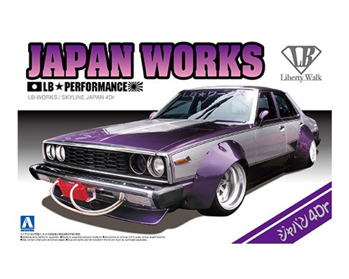 Aoshima 009802 LB Works Japan 4Dr 1/24
