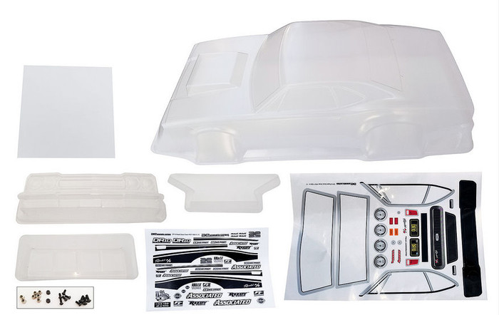 Team Associated 71082 DR10 Reakt Drag Clear Body 1/10