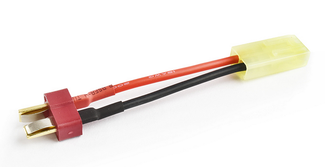 Tornado TRC-8004A  Female Micro Tamiya to Male Deans adaptor 18# 5cm 0.08 wire