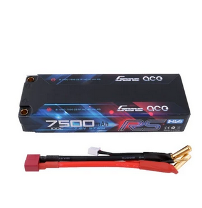 Gens Ace 7500-100C-H 7500mAh 100C 7.6V Hard Case Lipo Battery