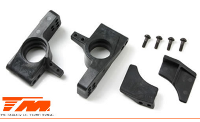 Team Magic 561336 Rear hub carrier & mud sweeper (B8ER)