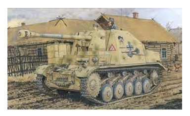 Dragon Models 6423 Sd.Kfz.131 PANZERJÄGER II FÜR PAK40/2 "MARDER II" Mid Production Plastic Model Kit 1/35