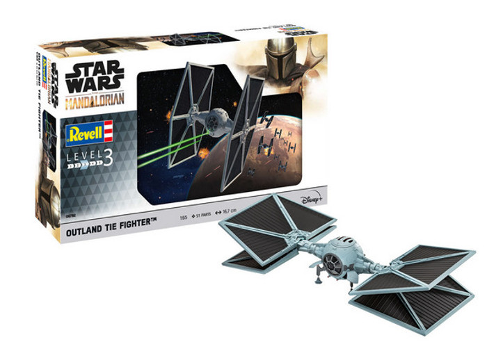 Revell 06782 Star Wars The Mandalorian: Outland TIE Fighter Plastic Model Kit 1/65
