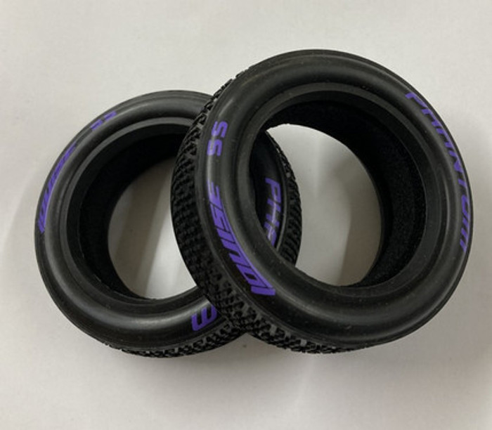 Louise LT3184VI E-Phantom 1/10 Buggy 2WD Front Tyres w/ Inserts 2pcs