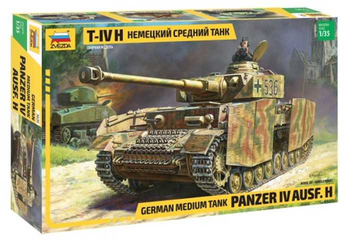 Zvezda 3620 German Medium Tank Panzer IV Ausf.H 1/35
