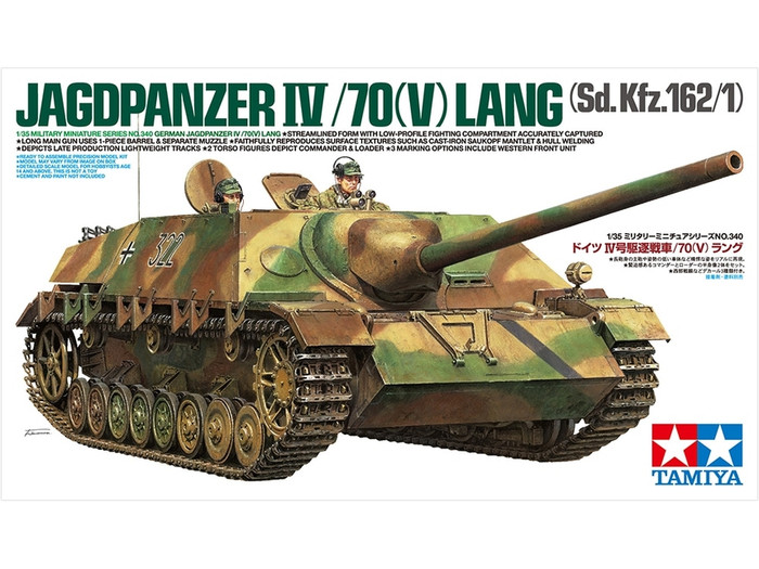 Tamiya 35340 Jagdpanzer IV/70(V) Lang (Sd.Kfz.162/1) 1/35