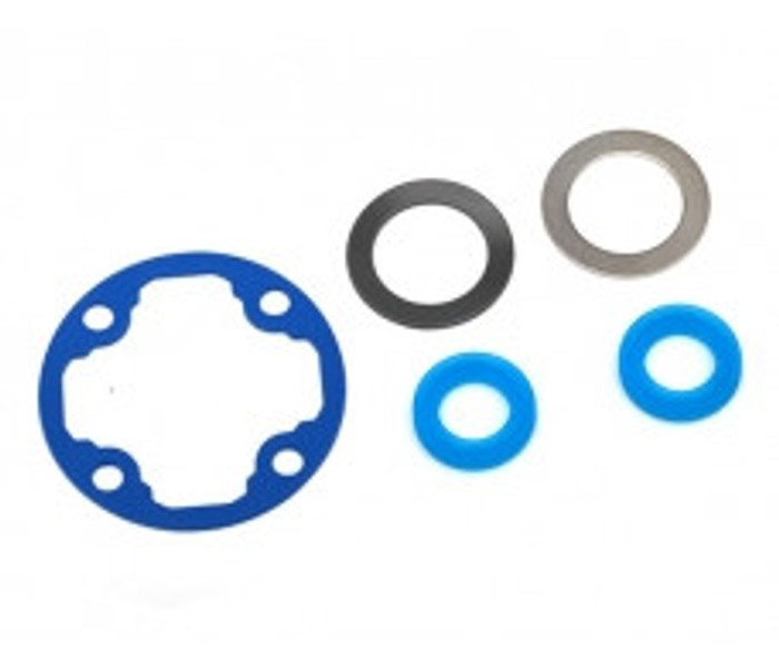 Traxxas 8680 Differential gasket/ x-rings (2)/ 12.2x18x0.5 metal washer (1)/ 12.2x18x0.5 PTFE-coated washer (1)
