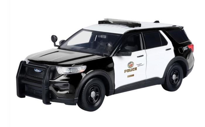 Motor Max 76994 2022 Ford Police Interception Utility - Los Angeles Police Department 1/24