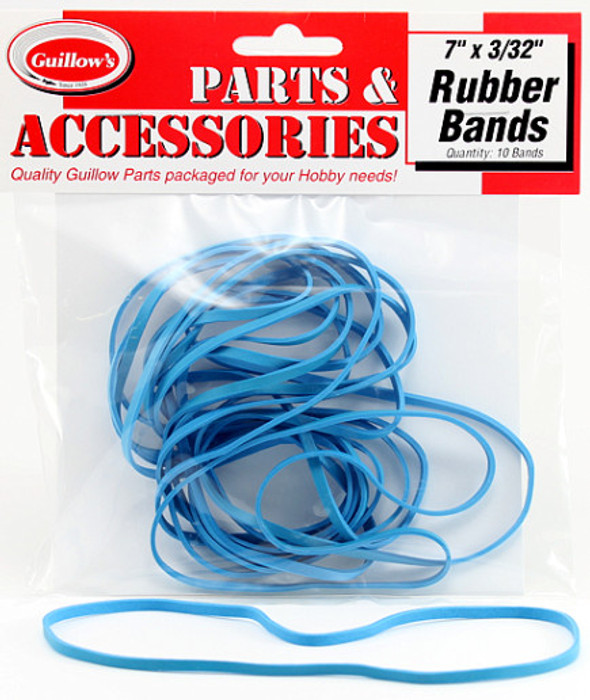 Guillows 119 Rubber Bands 7" x 3/32" (10pcs)