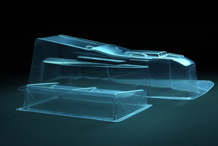 Tamiya 9804558 Super Hot Shot Clear Body with Wing (no decals)1/10