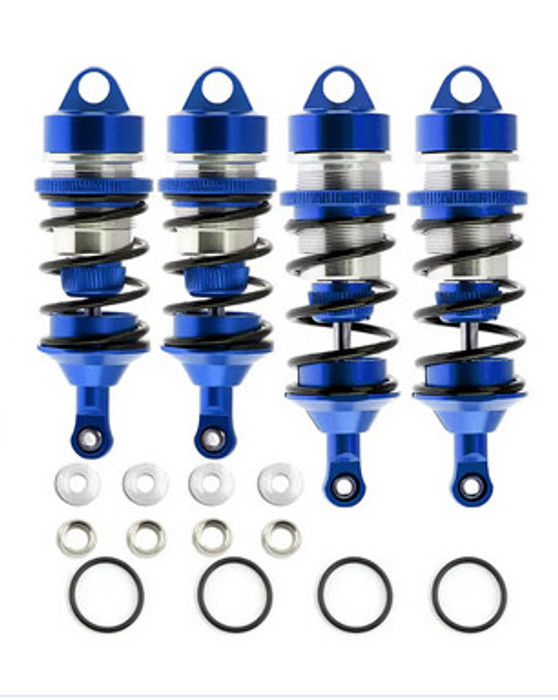 Integy 32719BLUE Shock Set (4) for Arrma 1/7 Limitless, Felony & Infraction