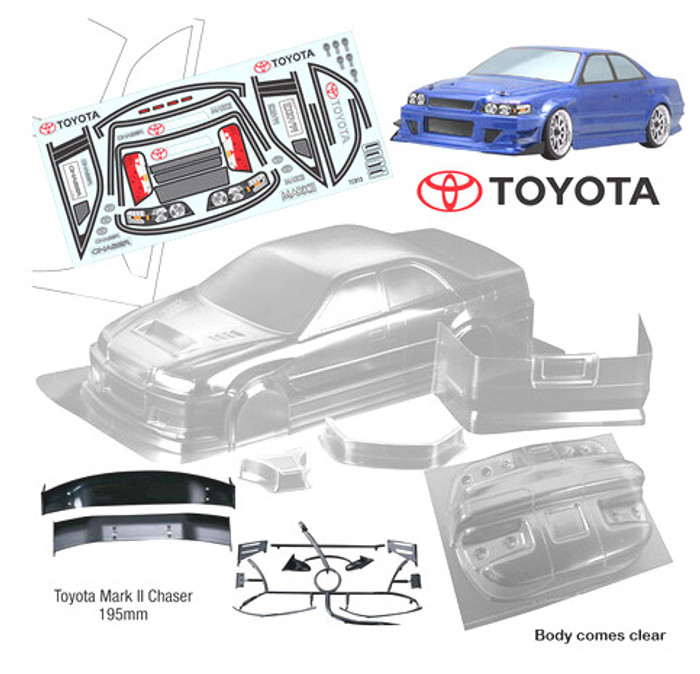 Bodyworx N121 Clear Body Mark II Chaser 1/10th 195mm