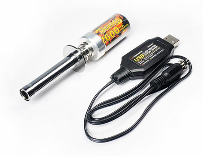 Koswork 2600mAh Glow Igniter/Starter Set (w/USB Charger)