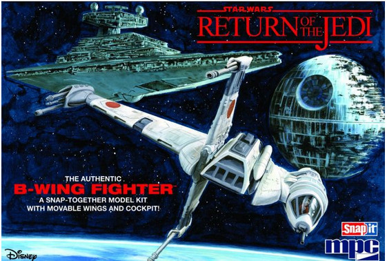 MPC 949 Star Wars: Return of the Jedi B-Wing Fighter (Snap) 1/144