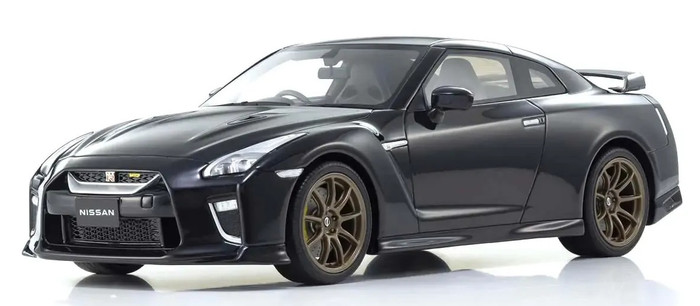 Kyosho 18057MP Nissan GT-R Premium Edition T-Spec (Midnight Purple) 1/18