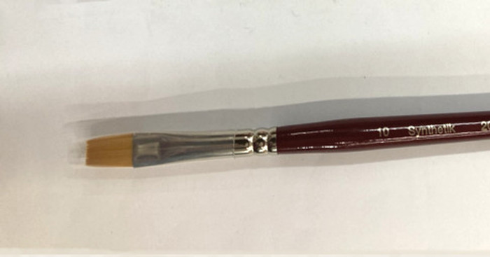 AJ Leeman 2054-10 Flat Edge Paint Brush #10