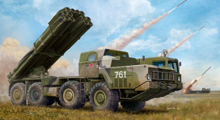 Trumpeter 01020 Russian 9A52-2 Smerch-M Multiple Rocket Launcher of RSZO 9k58 Smerch MRLS 1/35