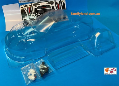 Bodyworx N113 Clear Body Porsche 911 RSR 200mm 1/10