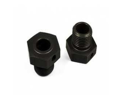 Xray 355250 Alu Wheel Axle 17mm - Black Coated (2)