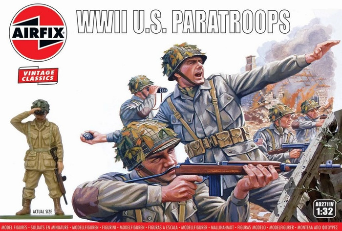 Airfix 02711V WWII U.S. Paratroops 1/32