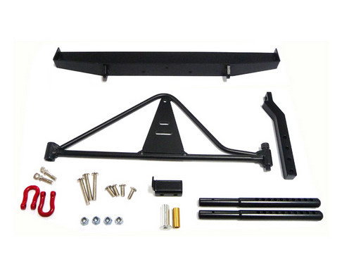 Rugged Edge SCX10-2 Tire Mount + Towbar CNC (scale Crawler Acc 1/10 )