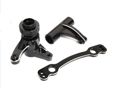 Integy 28815BLACK Steering Bellcrank Set for Arrma 1/8 Kraton 6S BLX AR340073