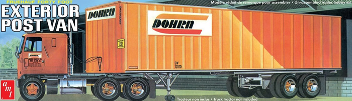 AMT 1357 40' Fruehauf Exterior Post Trailer Dohrn 1/25