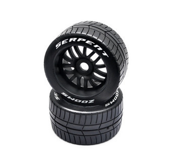 Serpent 304019 Wheel/tyre set rr L+R 426 Outlaw 1/7
