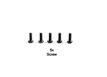 Tamiya 9805853 Phillip Button Head Screws 3x8mm (5pcs)