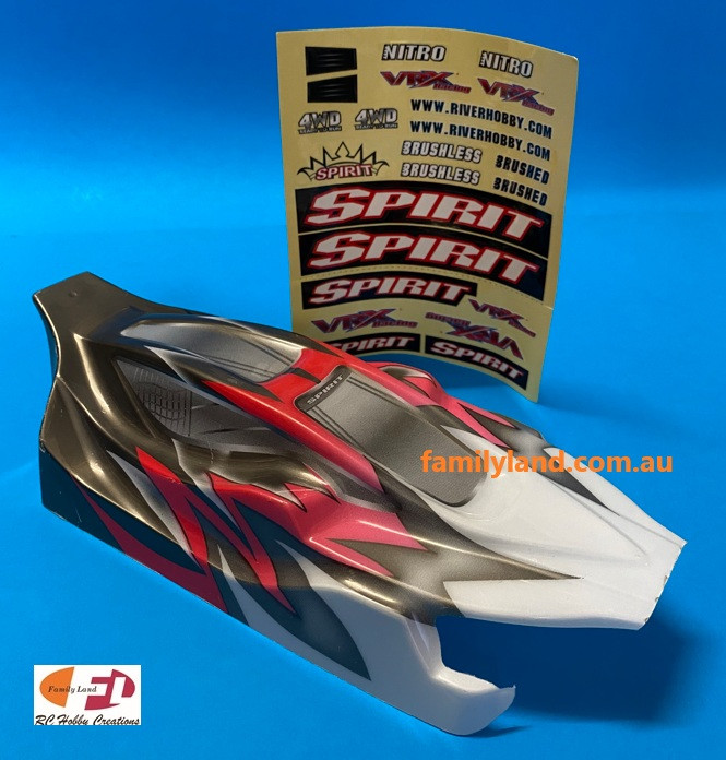 River Hobby R0073 Spirit EBL Painted Body 1/10