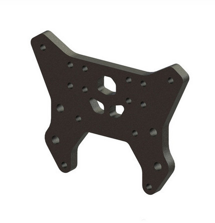 Arrma 330604 Alu Front Shock Tower, Black, Mojave