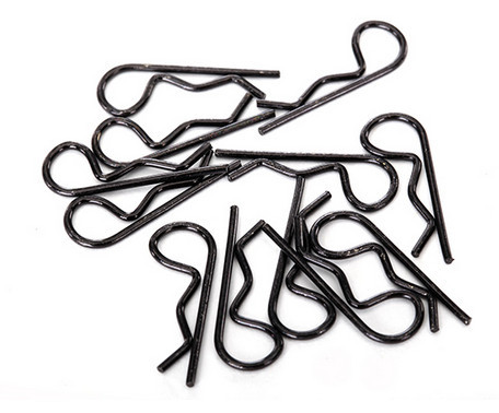 Traxxas 1834A Black Standard-Duty Body Clips (12)