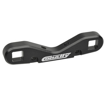 Team Corally 00180-871 Sus Arm Mount - HD - RE/FR - Alu 8mm - Black