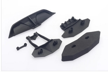 CEN CM0401 Front Bumper & Rear Diffuser (foam, body post extension) M-Sport Puma Rally 1