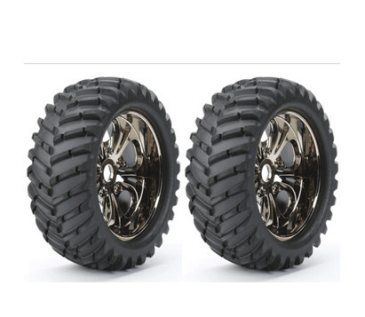 CEN GKR0505 V-Pattern Wheels & Tires (Pre-Glued) 1/7